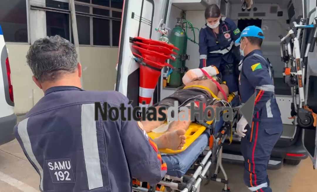 Espancamento em via pública deixa foragido da Justiça ferido no bairro Jardim Primavera, em Rio Branco