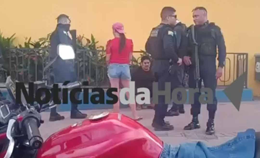 Casal envolvido em assalto a entregador do iFood é detido no Tancredo Neves