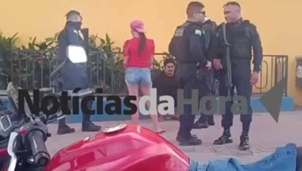 Casal envolvido em assalto a entregador do iFood é detido no Tancredo Neves