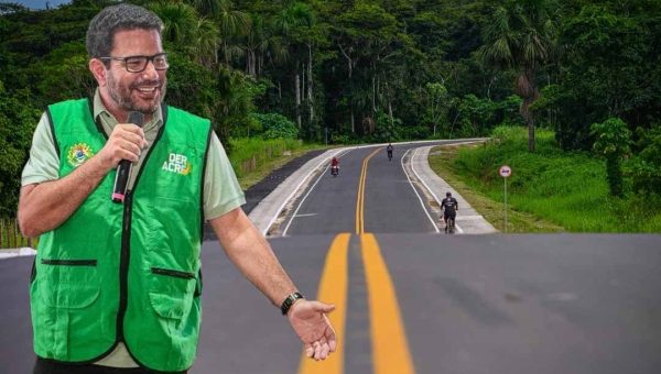 Governador Gladson Camelí entrega pavimentação de vias urbanas e fortalece mobilidade em Tarauacá