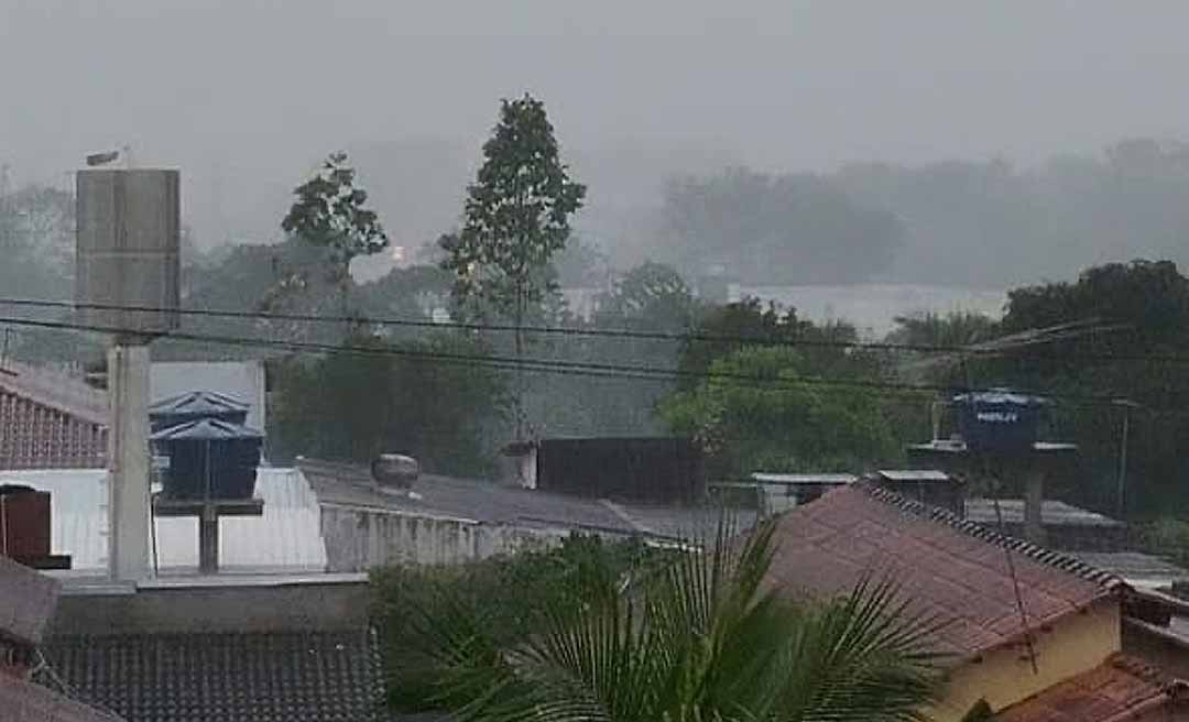 Somente nas últimas 24 horas, volume de chuva acumulado na Capital chega a 32,6 milímetros e Rio Acre já registra elevação