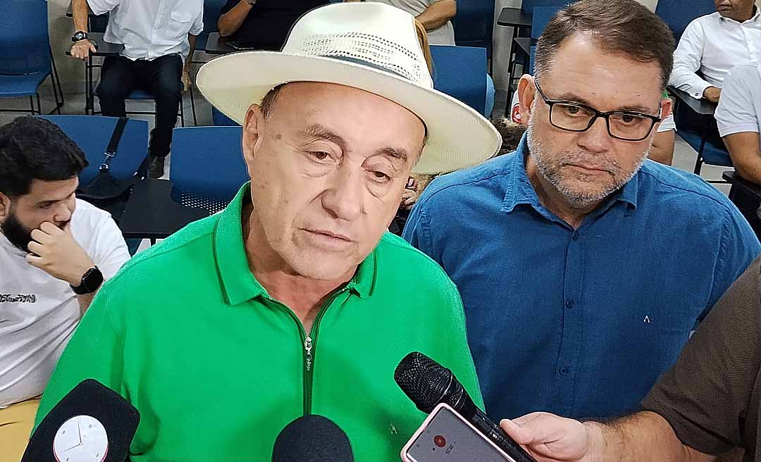 “Já já vamos fazer o anúncio”, afirma Bocalom sobre pré-candidatura ao governo do Acre no pleito de 2026