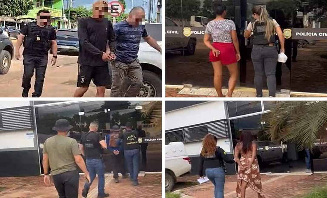 Quatro são presos em operação da Polícia Civil por assassinato atribuído a facção em Brasiléia