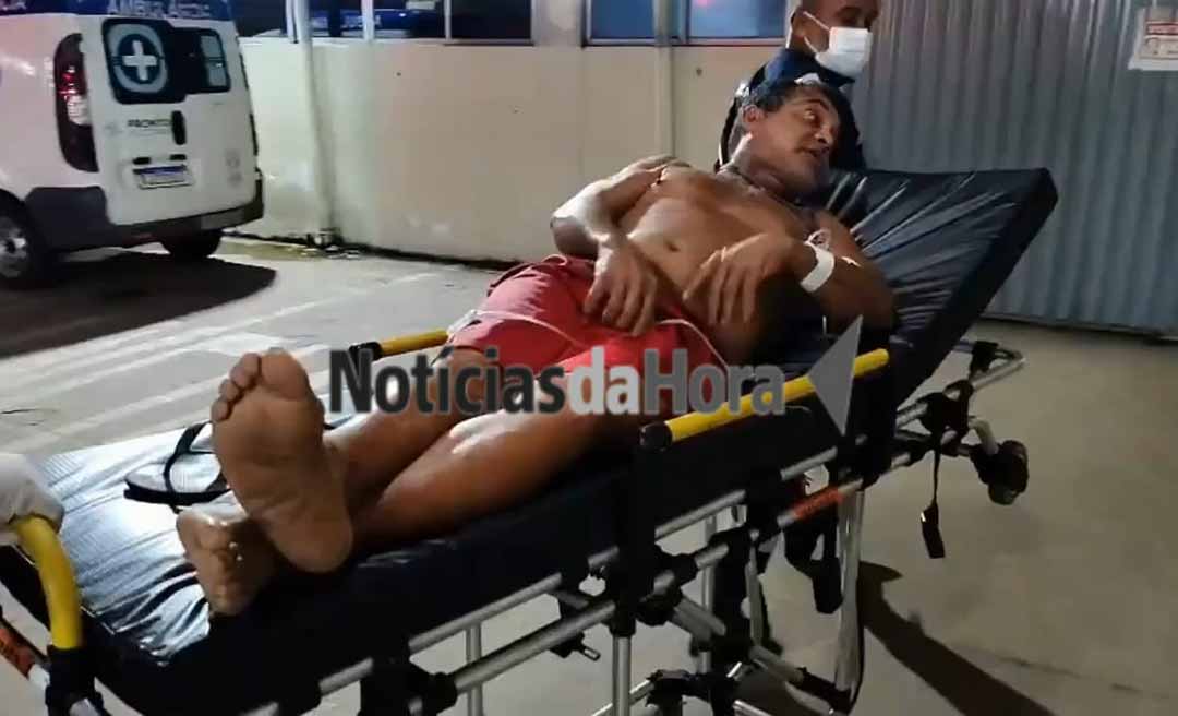 Homem em situação de rua fica em estado grave após ser atropelado ao tentar atravessar cruzamento da Avenida Ceará com a Rua José de Melo