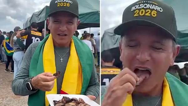 Com prato de carne assada em caminhada com Nikolas Ferreira, Bittar ironiza promessa de picanha de Lula