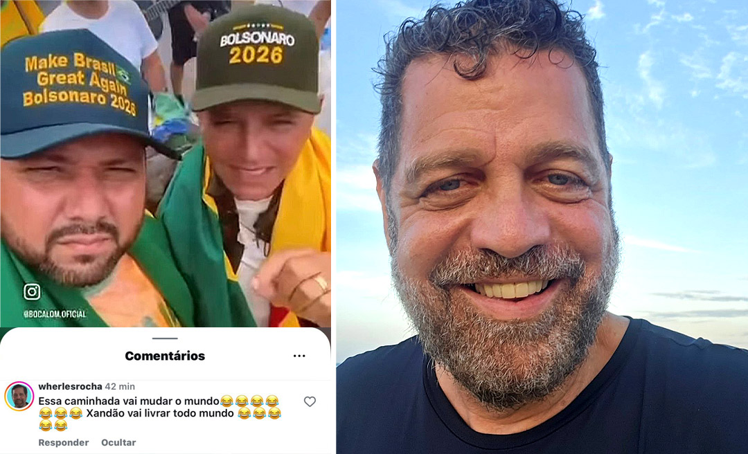Major Rocha ironiza aparições de Bittar e João Marcos em caminhada de Nikolas Ferreira: “Essa caminhada vai mudar o mundo. Xandão vai livrar todo mundo”