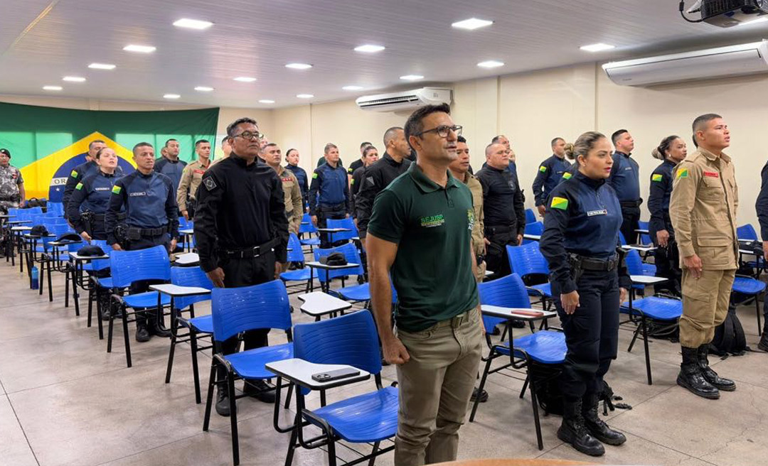 Segurança Pública do Acre realiza aula inaugural da 26° edição do Curso Operacional Integrado