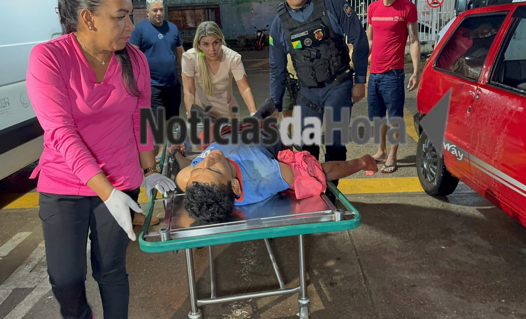 Briga entre peões termina com homem ferido a facadas no interior do Acre; vítima dá entrada no PS de Rio Branco