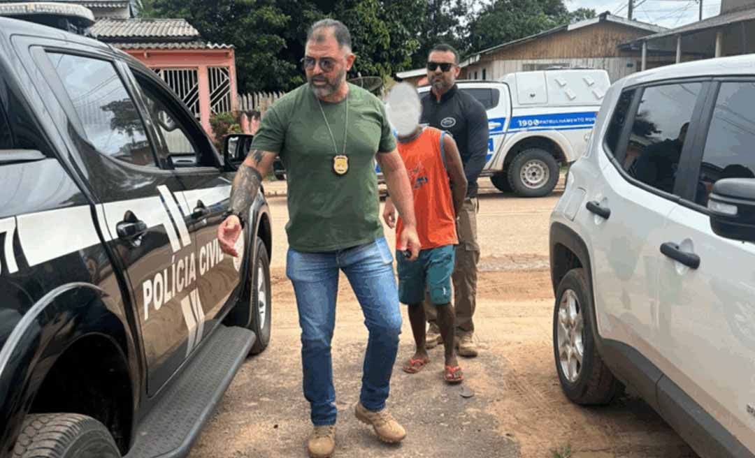 Polícia prende homem acusado de estuprar criança de 10 anos no seringal Nazaré