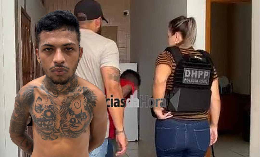 Delegacia de Homicídios e Proteção à Pessoa recaptura foragido do FOC após perseguição em área de mata em Rio Branco