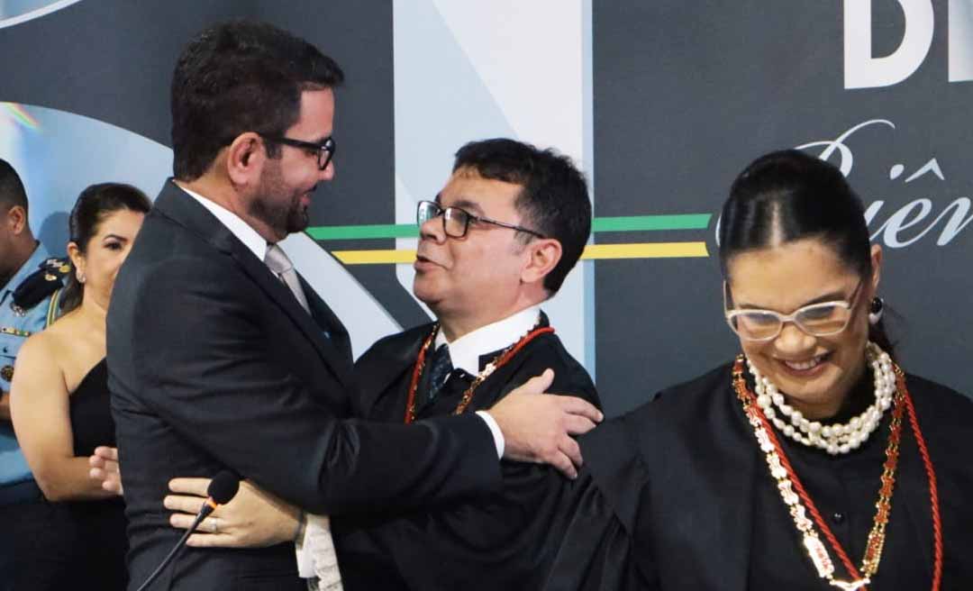 “A união dos poderes aproxima o Estado de Direito das pessoas”, diz Gladson Cameli durante posse da nova gestão do MPAC