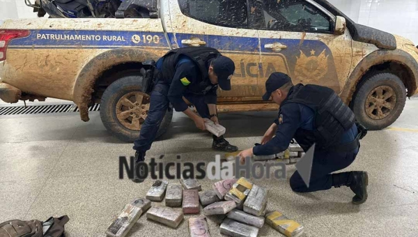 Polícia Militar, GEFRON e FICCO apreendem grande quantidade de drogas e prendem quatro pessoas durante operação na Transacreana