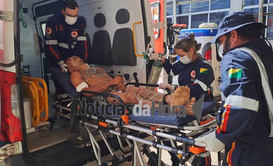 Foragido da Justiça é encontrado ferido e sob efeito de entorpecentes em via pública de Rio Branco