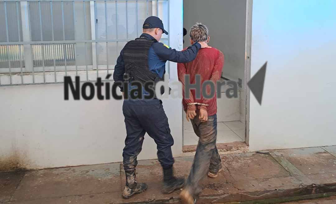 Força Tática do 2º BPM apreende dois menores e procura jovem de 25 anos suspeito de realizar série de roubos na AC-40, em Rio Branco