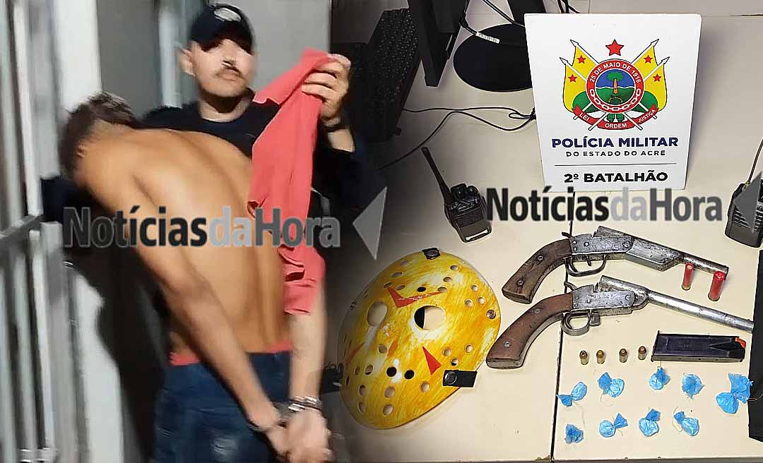 Polícia apreende armas e drogas após denúncia de sequestro no bairro Cidade do Povo