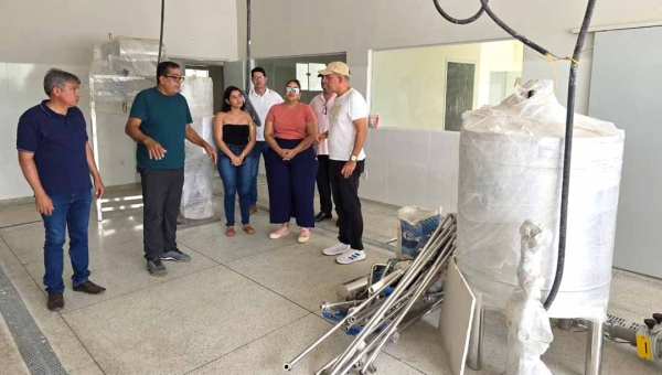 Prefeitura de Rio Branco realiza visita técnica nas obras do Polo Agroindustrial, Indústria de Leite de Soja e Viaduto Mamedio Bittar