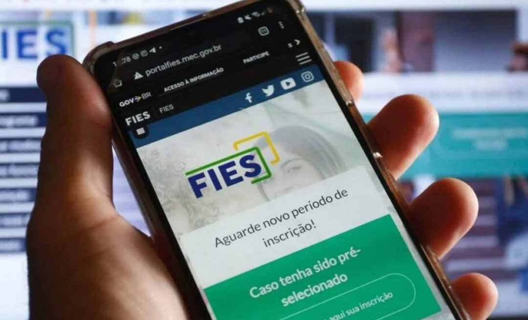 Estudantes acreanos pré-selecionados no Fies 2026 devem complementar inscrição até esta terça-feira