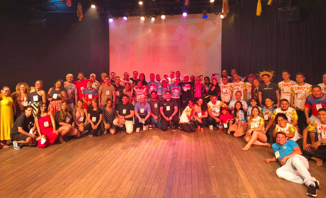 Primeiro Fórum Estadual do Movimento Junino reúne 110 inscritos na etapa do Baixo Acre