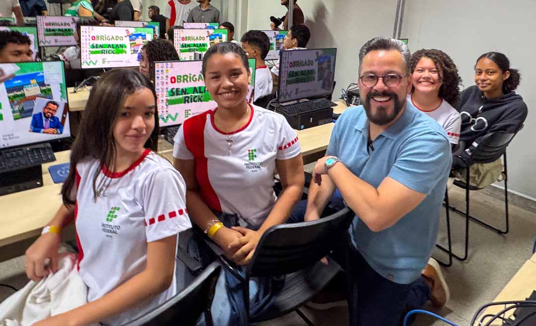 Alan Rick garante recurso e IFAC ganha novo Laboratório de Informática