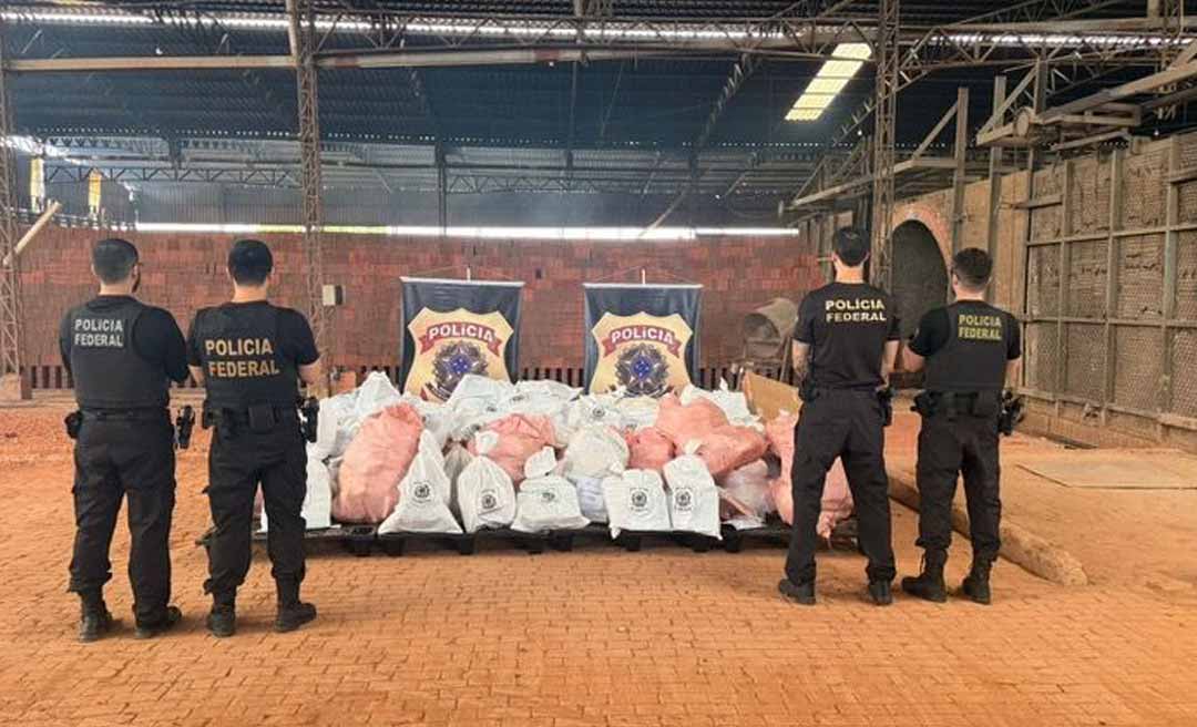 Polícia Federal promove a destruição de aproximadamente 1,3 tonelada de drogas
