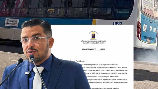 Requerimento de Aiache é aprovado por unanimidade e reforça cobrança por transparência no transporte público