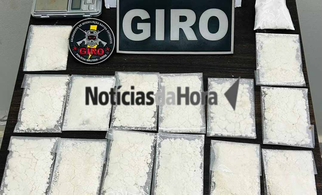 Cocaína e balança de precisão são apreendidas durante patrulhamento em Sena Madureira