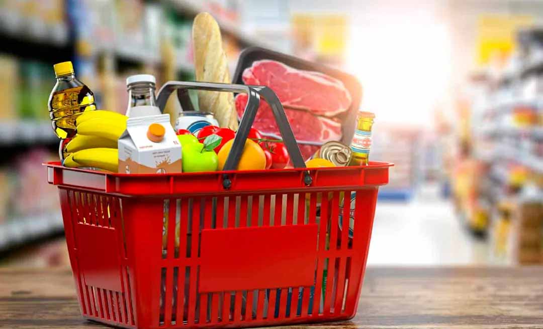 Cesta básica volta a subir em março, mas acumula queda de 3,72% no trimestre em Rio Branco