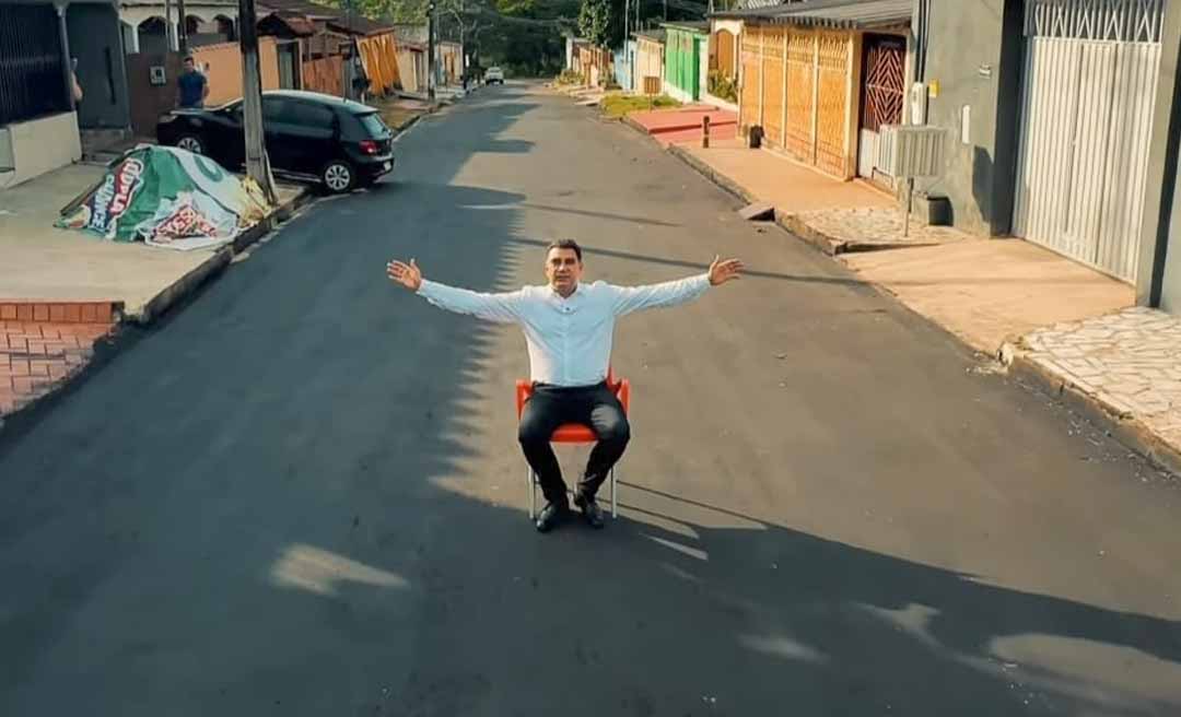 Samir Bestene entra em 'trend' para mostrar recapeamento no Adalberto Sena: “Há mais de 10 anos não passava serviço aqui”