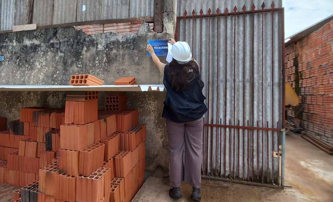 Fiscalização do CAU/AC encontra irregularidades em obras na capital