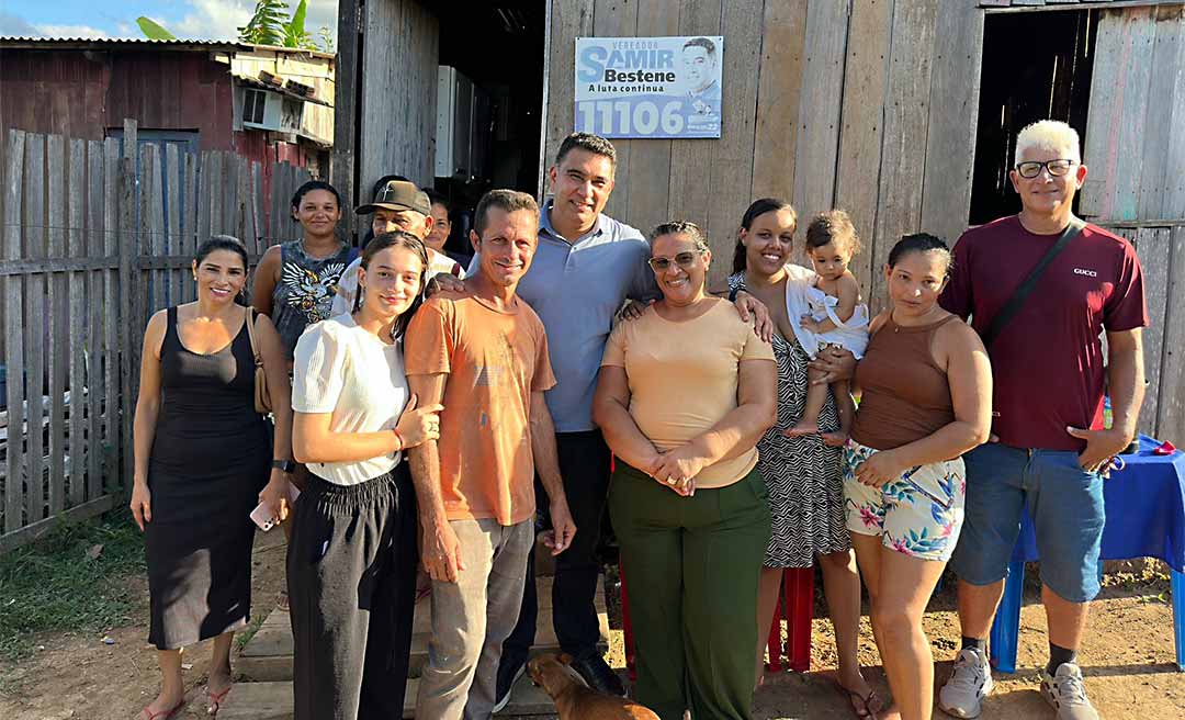 “Nosso compromisso é ouvir a população e transformar demandas em ações”, diz Samir Bestene durante visita ao loteamento Jaguar