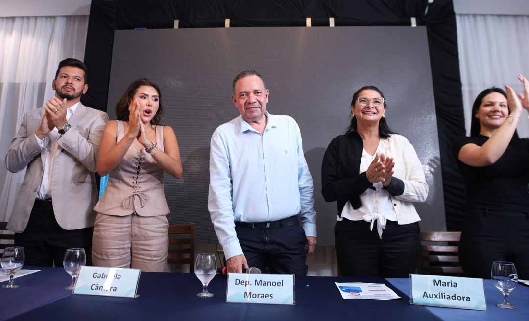 Manoel Moraes mostra força no 2º encontro de lideranças em Rio Branco, com participação de Gladson e Mailza por vídeo