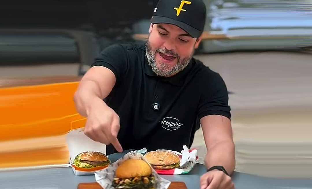 Após “guerra” entre Burger King e McDonald’s, dono do Freguesia entra na brincadeira e lança desafio com hambúrguer acreano