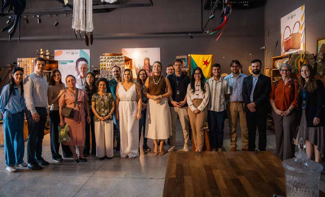 Em missão técnica no Acre, comitiva da União Europeia conhece a Casa do Artesanato Acreano
