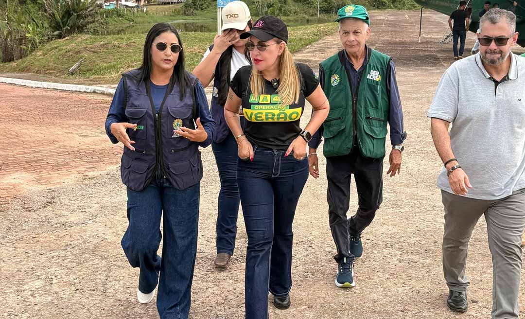 Deracre vistoria aeródromo de Porto Walter e planeja manutenção da pista e reforma da casa de embarque para a Operação Verão