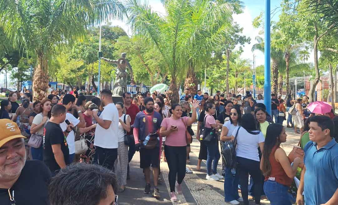 Sinteac convoca servidores da educação municipal de Rio Rio Branco, para mobilização em frente à Prefeitura