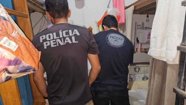 Polícia Penal deflagra 10ª fase da Operação Mute em presídio de Rio Branco