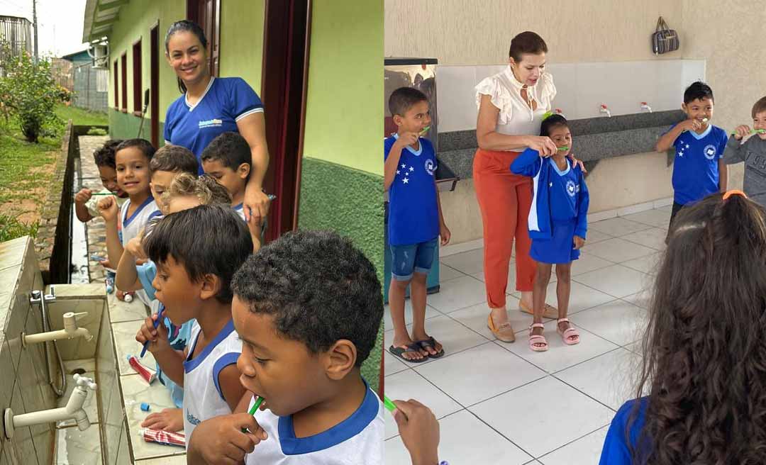 Prefeitura de Cruzeiro do Sul realiza Semana da Saúde Bucal com atendimentos em escolas