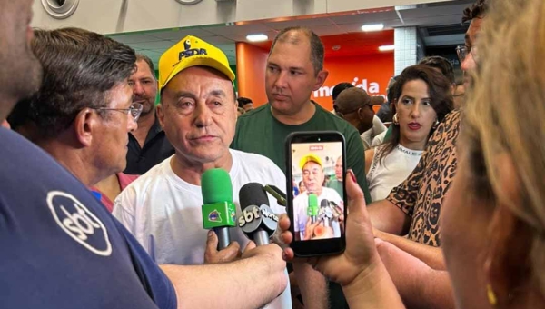 Bocalom desembarca na Capital com discurso contra compra de votos e reforça pré-candidatura ao governo após aval do PSDB