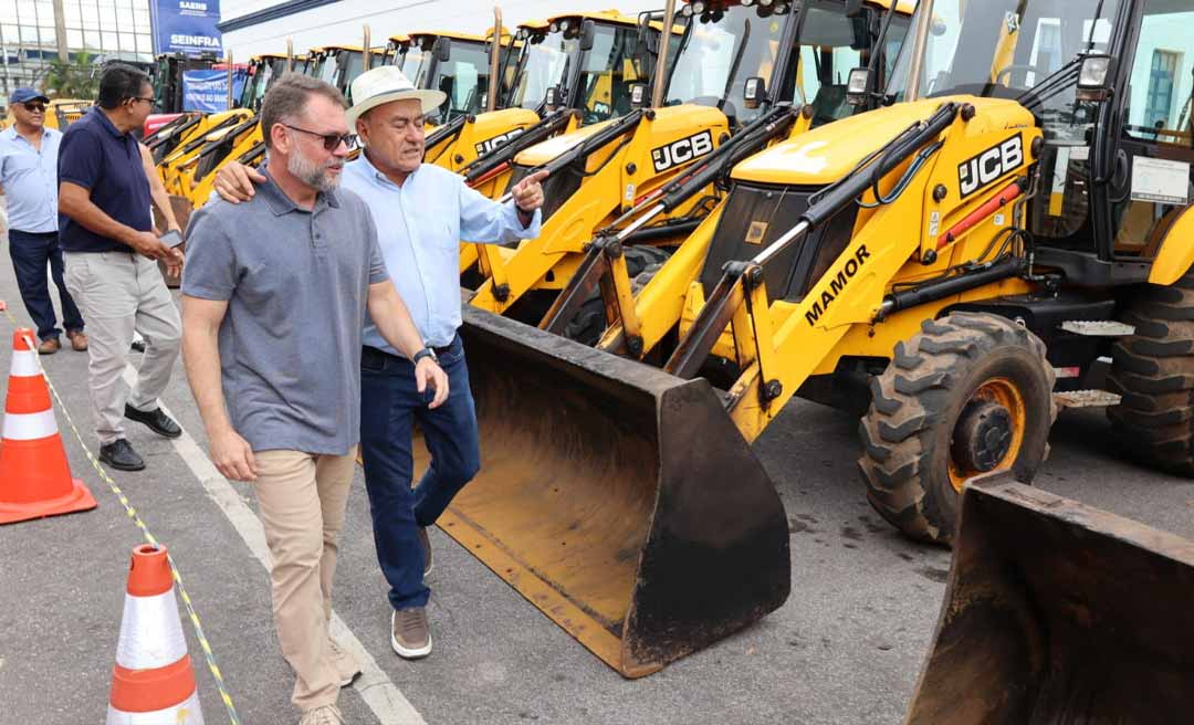Bocalom apresenta balanço de maquinário e destaca legado de investimentos na Capital: “Rio Branco hoje tem estrutura para cuidar melhor das ruas”