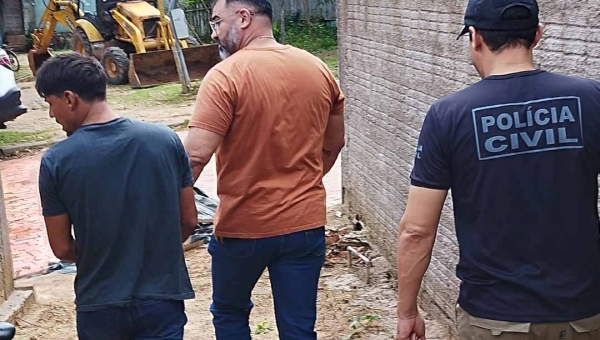 Após investigação da polícia, foragido é capturado pela Polícia Civil em Xapuri após ordem judicial