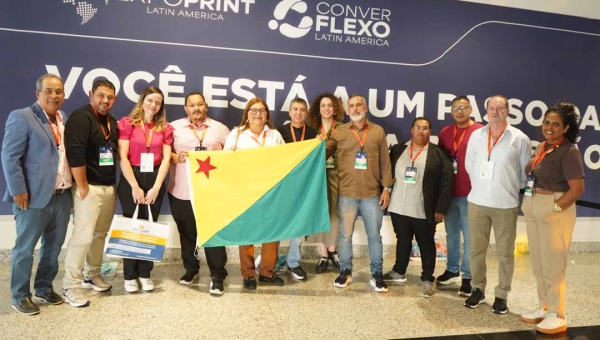 Empreendedores do setor gráfico do Acre têm acesso à inovação no maior evento do ramo do país por meio do apoio do Sebrae