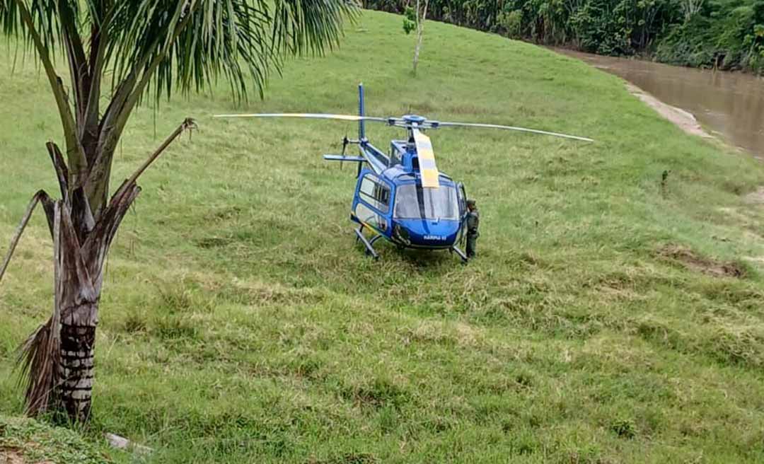 Resgate aéreo em área isolada mobiliza Saúde do Estado e garante atendimento emergencial em Tarauacá