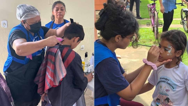 Ação da Casa da União transforma Páscoa em momento de alegria para crianças da Cidade do Povo