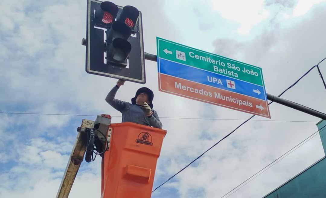 Prefeitura de Cruzeiro do Sul e Detran implantam nova sinalização vertical de indicação para orientar moradores e turistas