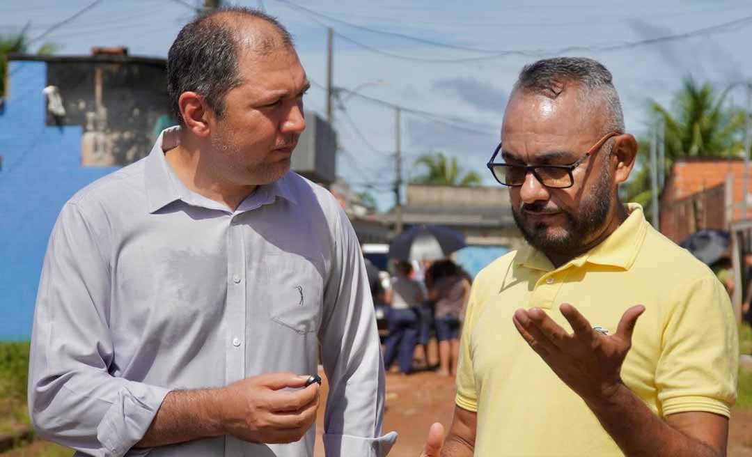 Joabe Lira retorna aos bairros atingidos pela enxurrada e intensifica busca por soluções ao lado do prefeito Alysson Bestene