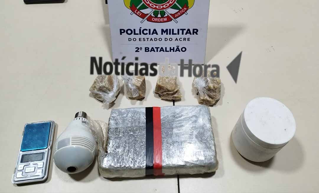 Força Tática reage a ameaça armada e prende suspeito de tráfico em área isolada de Rio Branco