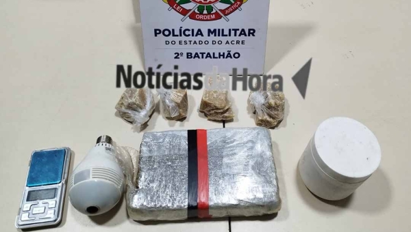 Força Tática reage a ameaça armada e prende suspeito de tráfico em área isolada de Rio Branco