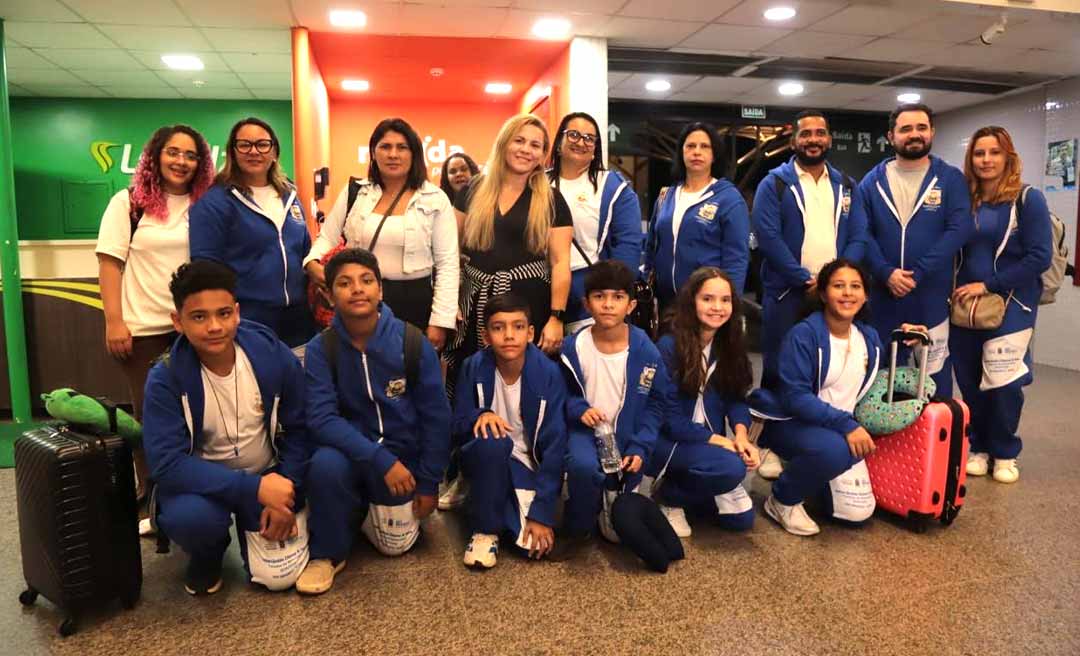 Comitiva de alunos da rede municipal retorna à capital com vistos aprovados para missão na NASA e Disney