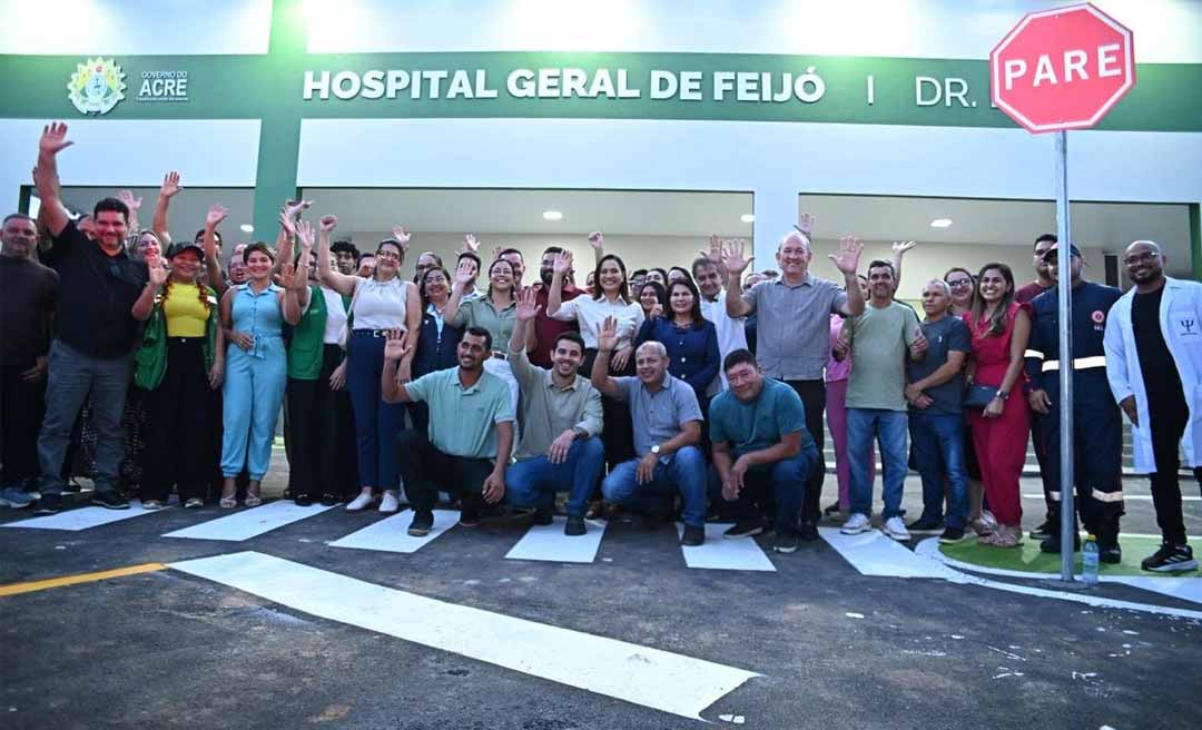 Mailza entrega reforma e ampliação do Hospital Geral de Feijó e reforça investimentos na saúde do interior