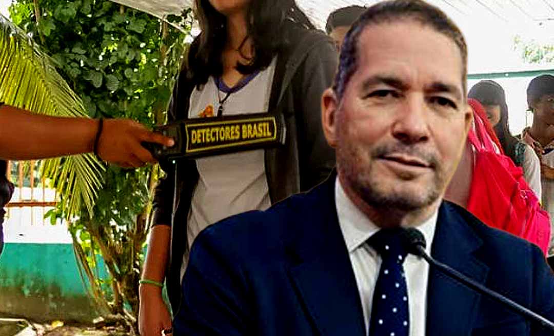Em vigor deste 2023, lei de Chico Viga que obriga uso de detectores de metais e revista nas escolas nunca foi efetivada na sua totalidade no Acre